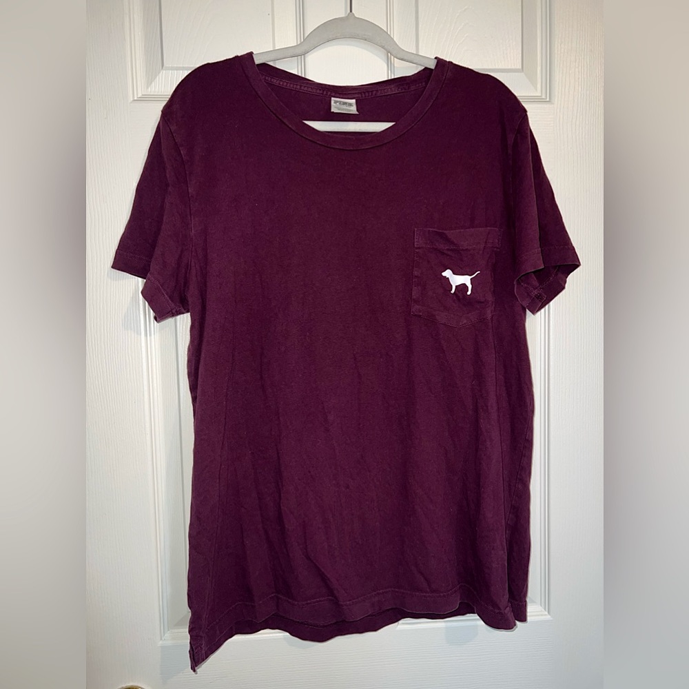 PINK Relaxed Tee size L